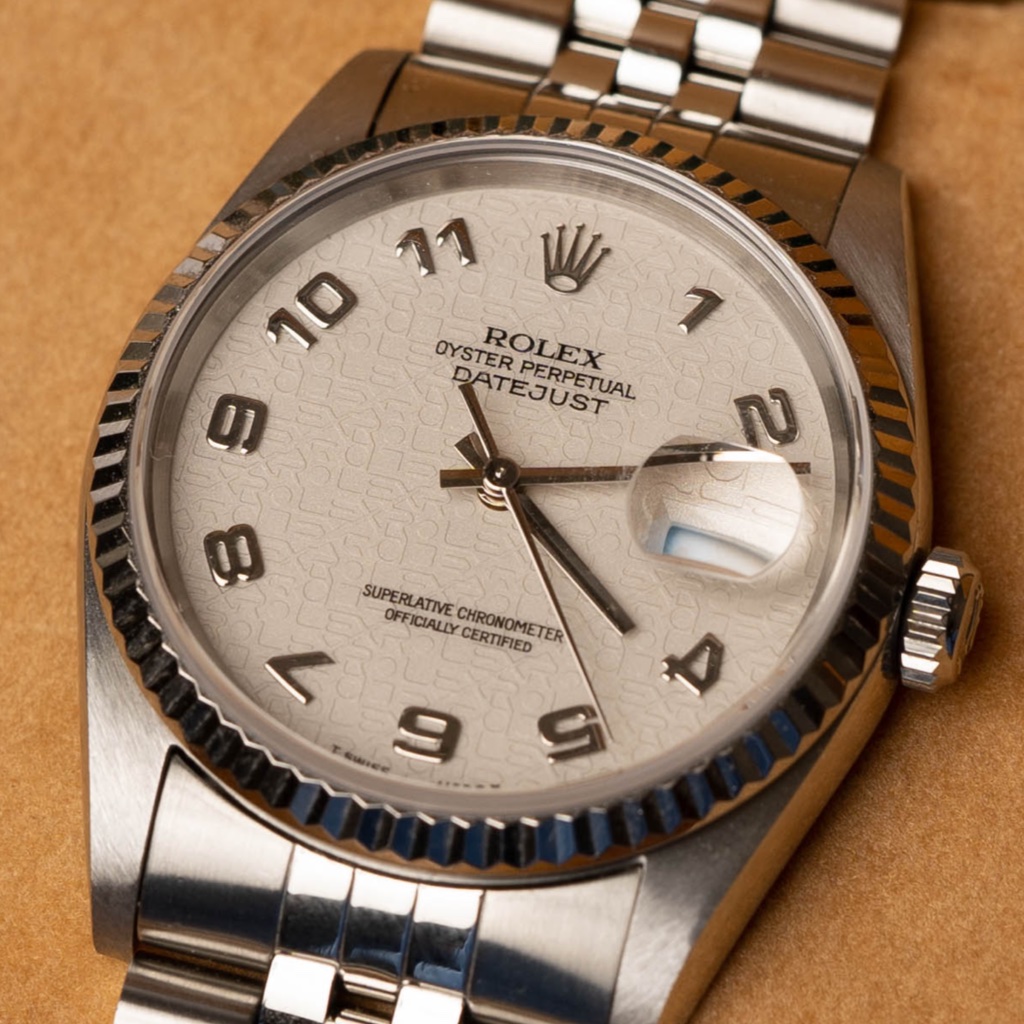 rolex datejust watch 36 mm model 16234